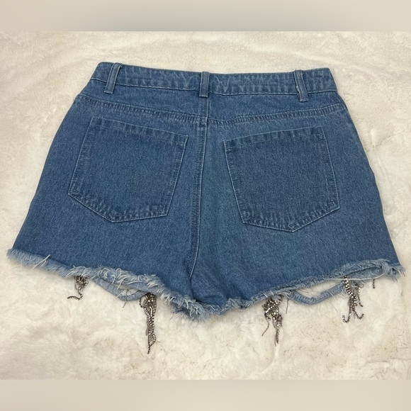 Rhinestone Jean shorts - Picture 2 of 3